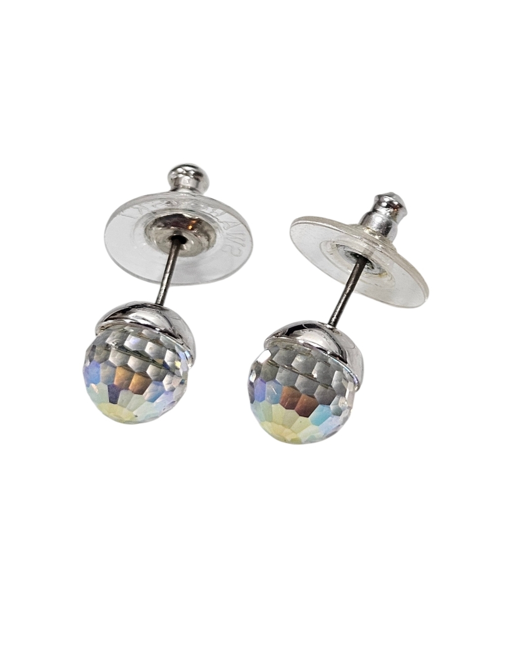 Swarovski AB Crystal Ball Stud Earrings